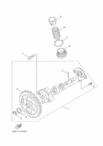 YW125 Масляный насос