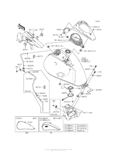 VN900 Топливный бак