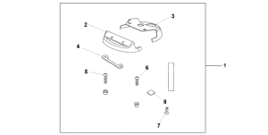 FJS400 (ABS) Hndl center cover