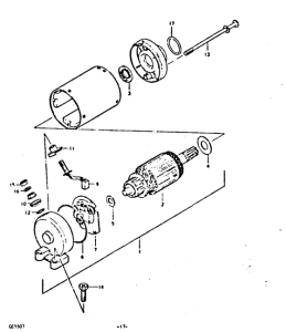 GS550 Стартерный мотор