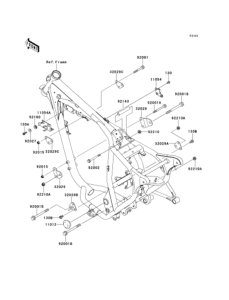 BJ250 Рама ,крепежные детали