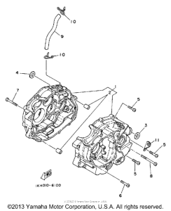 TT225T Картер двигателя