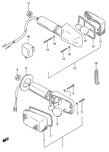 GSX600 Поворотники