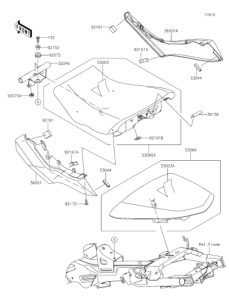 EX400 Сиденье