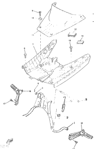 CW50RSP Stand. footrest