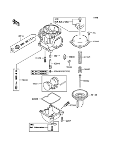 ZR1100 Карбюратор в разборе