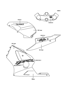 ZX1200 Наклейки
