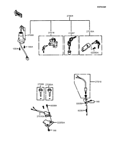 Z250 Замок зажигания