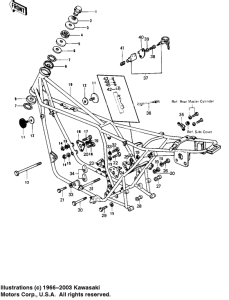 KZ1000 Frame / frame fittings