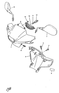 CW50RSX Обтекатель 1