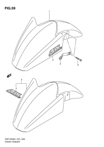 GSF1250S Переднее крыло