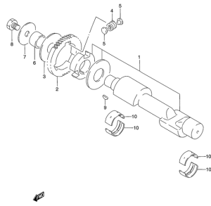 GS500 Балансирный вал