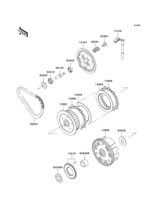 KLE500 Сцепление