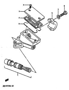 GSX-R1100 Передний тормозной цилиндр