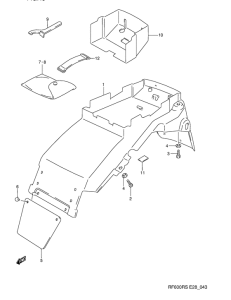 RF600 Заднее крыло