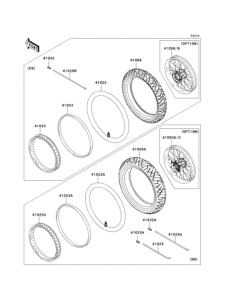 KLX250 Колеса,покрышки