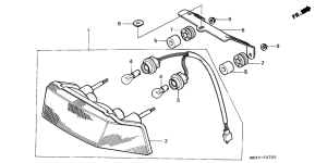  Taillight unit ass`y