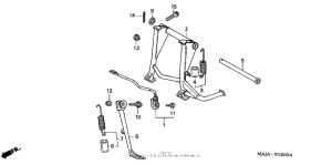 ST1100 Подножка