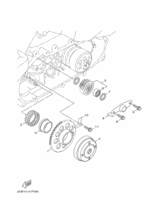 XC125SR スタータ