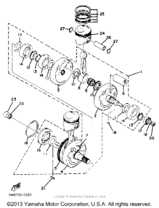 XS650SJ Crankshaft-piston