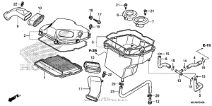 GL1800 (ABS) Воздушный фильтр