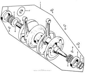 CL450 Коленвал