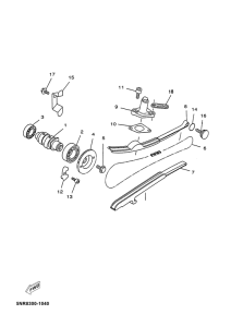 YP125D Camshaft. chain