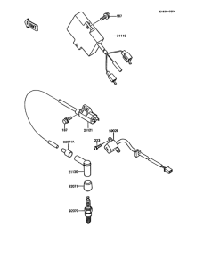 KMX200 Катушка зажигания