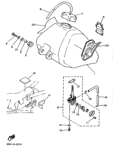 PW80 Топливный бак