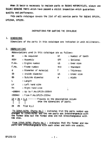 GP125 Catalog preface