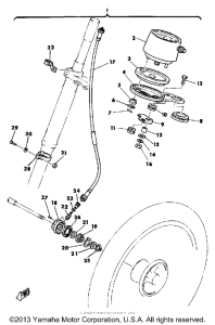 TT500H Спидометр