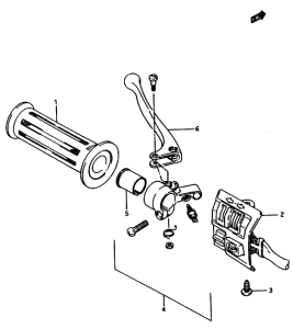 CP50 Left handle switch for p22,p34