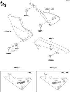 ZR1100 Боковые обтекатели