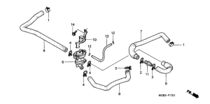 XL650V Air injection cont. valve