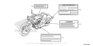 VT1300CT Caution Label (1)