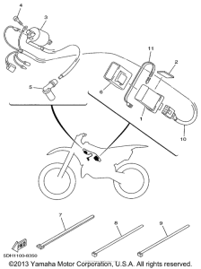 YZ125L1 Электрика