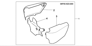 GL1500C Chrome side covers