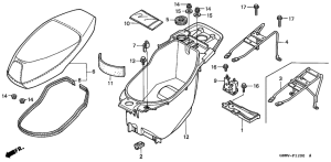 SFX50SMM Seat / luggage box