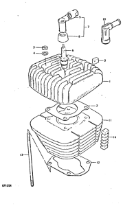 GP125 Цилиндр