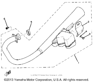 SR250G Выхлопная система