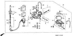 SFX50 Carburetor assy