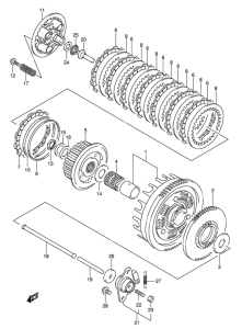 GSF650 (ABS) Бендикс