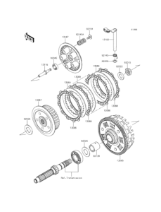 EX400 Сцепление