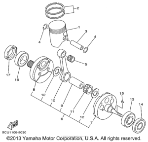  Коленчатый вал и Поршень