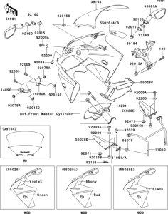 ZX900 Cowling(zx900-e1)
