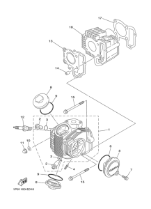 TTR50E Головка цилиндров
