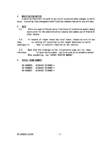 DR-Z400 Catalog preface