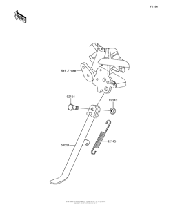 BR125 Подножка