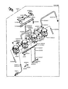 ZX400 Карбюратор