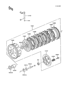 ER250 Сцепление